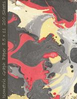 Isometric Graph Paper 8.5 X 11 200 Sheets: Perfect For Engineers , Artists , Students, and More | Marble Cover 179746809X Book Cover