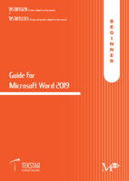 Guide for Microsoft Word 2019 - Beginner 192571652X Book Cover
