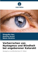Vorherrschen von Nystagmus und Blindheit bei angeborener Katarakt (German Edition) 6209651003 Book Cover