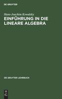 Einfuhrung in Die Lineare Algebra 3110037246 Book Cover