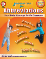 Jumpstarters for Abbreviations, Grades 4 - 12 1580375707 Book Cover