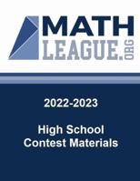 2022-2023 High School Contest Materials 1312155426 Book Cover