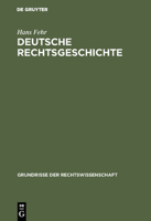 Deutsche Rechtsgeschichte 3112411870 Book Cover