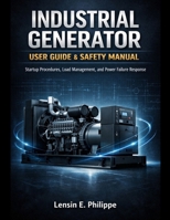 INDUSTRIAL GENERATOR USER GUIDE & SAFETY MANUAL: Startup Procedures, Load Management, and Power Failure Response B0GK19S6F7 Book Cover