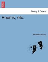 Poems, etc. 1241569452 Book Cover