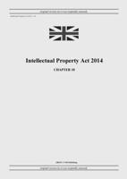 Intellectual Property Act 2014 (c. 18) B09VDRSGRY Book Cover
