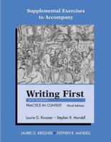 Supplemental Exercises to Accompany Writing First 031244074X Book Cover
