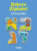 Hebrew Alphabet Stickers 0486273229 Book Cover