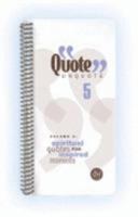 Quote Unquote Vol. 5 0979184800 Book Cover