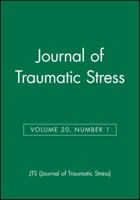 Journal of Traumatic Stress (JTS - single issue Journal of Traumatic Stress) 0787996084 Book Cover