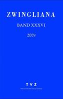 Zwingliana Band 36: JG 2009 3290175510 Book Cover