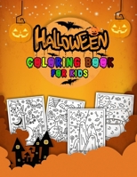 Halloween Coloring book for Kids: Spooky Cute Halloween Coloring Book for Kids Ages 4-8 B08L4GMNGM Book Cover