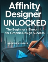 AFFINITY DESIGNER UNLOCKED: The Beginner’s Blueprint for Graphic Design Success B0FMRK7QRM Book Cover
