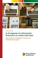 A divulgação de informação financeira no relato intercalar 6200808856 Book Cover