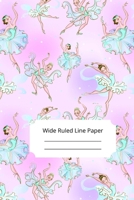 Dancing Art and Silhouettes Theme Wide Ruled Line Paper 1652984003 Book Cover