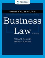 Smith & Roberson's Business Law 0357364007 Book Cover