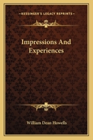 Impressions and experiences 1163770876 Book Cover