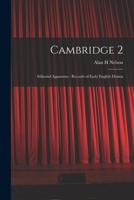 Cambridge 2: Editorial Apparatus - Records of Early English Drama 1017039879 Book Cover