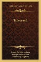 Talleyrand 1163179825 Book Cover