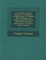 Eine Adoptivtochter Napoleon I, Stephanie, Grossherzogin Von Baden: Nach Aussagen Von Zeitgenossen Und Bisher Unveroffentlichten Dokumenten 1149246065 Book Cover