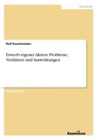 Erwerb Eigener Aktien 3867461759 Book Cover
