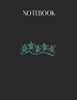 Notebook: Baby Sea Turtles Vintage Beach Lovely Composition Notes Notebook for Work Marble Size College Rule Lined for Student Journal 110 Pages of 8.5x11 Efficient Way to Use Method Note Taking Syste 1651157456 Book Cover