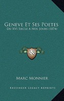 Geneve Et Ses Poetes... 1161178007 Book Cover