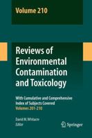 Reviews of Environmental Contamination and Toxicology Volume 210 1441976140 Book Cover