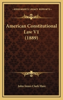 American Constitutional Law V1 1436765358 Book Cover