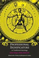 Professional Significators in Traditional Astrology 1934586471 Book Cover
