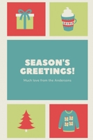 Christmas Card List Address book ( Season's Greetings! ): A Ten-Year Address Book & Tracker for Holiday Card Mailings, Christmas Wish List, Christmas gift Tracker Record Book and Tracker For Holiday 1709544902 Book Cover