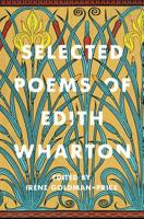 Selected Poems of Edith Wharton 1501182838 Book Cover