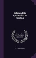 Color and its Application to Printing 135970924X Book Cover