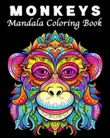 Monkey Coloring Book: 30 Unique Monkeys Coloring Book Patterns Stress Management and Relaxation B0CC4F968J Book Cover