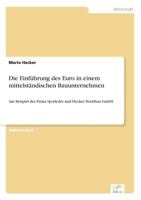 Die Einfuhrung Des Euro in Einem Mittelstandischen Bauunternehmen 3838611810 Book Cover