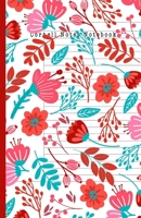 Cornell Notes Notebook: Notes Taking System for High School Adult Student with College Ruled Lines Composition with Women with Floral in Red Tones Theme 1692007580 Book Cover