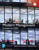 Modern Management: Concepts and Skills, Global Edition 1292265191 Book Cover