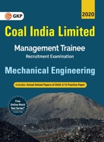 Coal India Ltd. 2019-20: Management Trainee - Mechanical Engineering 9389718201 Book Cover