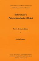 Sthiramati`s Pancaskandhakavibhasa: Part 1: Critical Edition. Part 2: Diplomatic Edition 3700175914 Book Cover