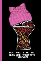 Women March - Women Vote - Women Rise: Feminist Gift for Women's March - 6 x 9 Cornell Notes Notebook For Wild Women Progressive Political Activists 1658807774 Book Cover