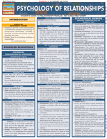 Psychology of Relationships (Quickstudy Reference Guides - Academic) 1572226420 Book Cover