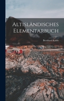 Altisländisches Elementarbuch 1017319626 Book Cover