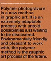 Polymer Photogravure 9515580013 Book Cover