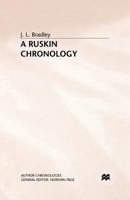 Ruskin Chronology 1349394068 Book Cover