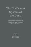 The Surfactant System Of The Lung: Prevention And Treatment Of Neonatal And Adult Respiratory Distress Syndrome 0333558561 Book Cover