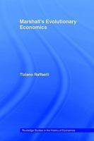 Marshall's Evolutionary Economics 0415406900 Book Cover