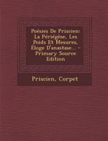 Poésies de Priscien 1022487019 Book Cover