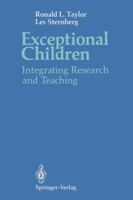 Exceptional Children: Integrating Research and Teaching 0387974466 Book Cover