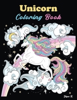 Unicorn Coloring Book: Happy and Fun for kids ages 4 to 8 years. 1707873747 Book Cover