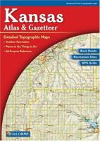 Kansas Atlas & Gazetteer 0899333427 Book Cover